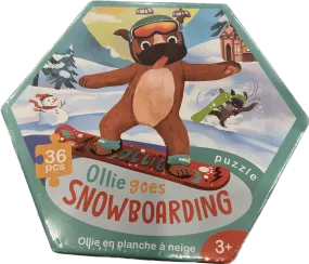 Ollie Goes Snowboarding - Jigsaw Puzzle