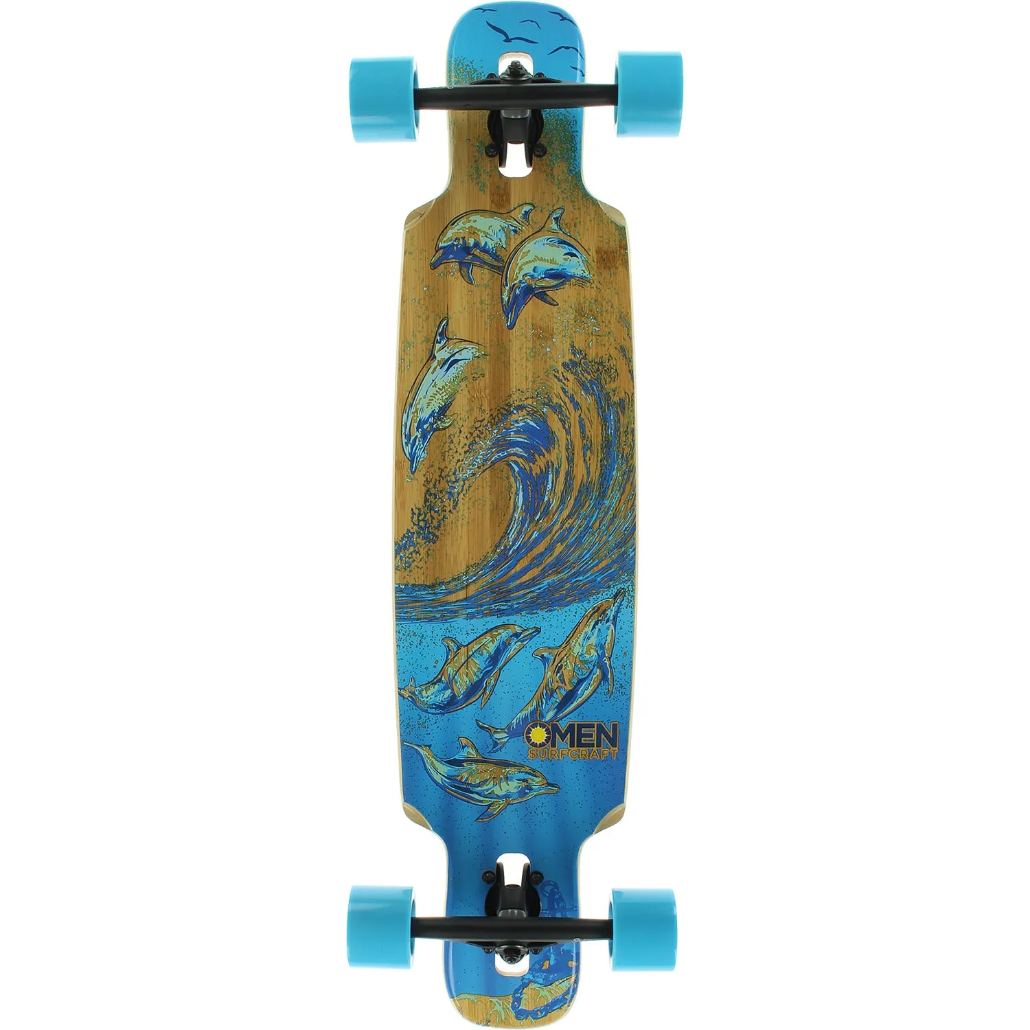Omen Shredders Complete Longboard - 8.5"