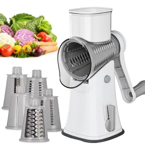 Ourokhome Rotary Cheese Grater Shredder 5 in 1