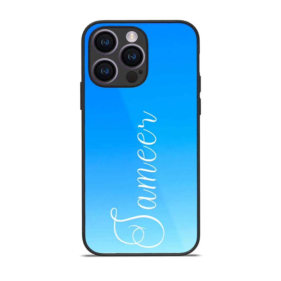 Personalized iPhone 14 Pro Cover Phone Case With Name - Blue Sea