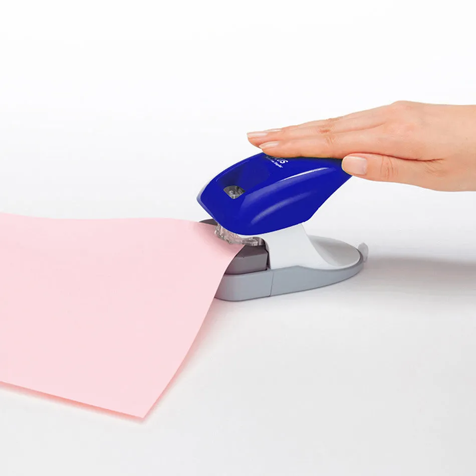 PLUS Staple-Free Desk Stapler Blue