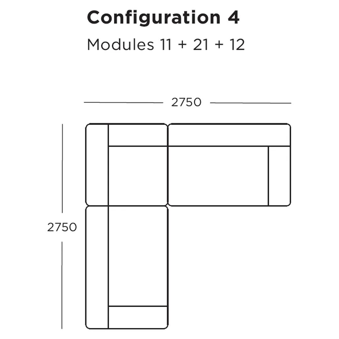 Pontone Modular Sofa (Modules 9-16)