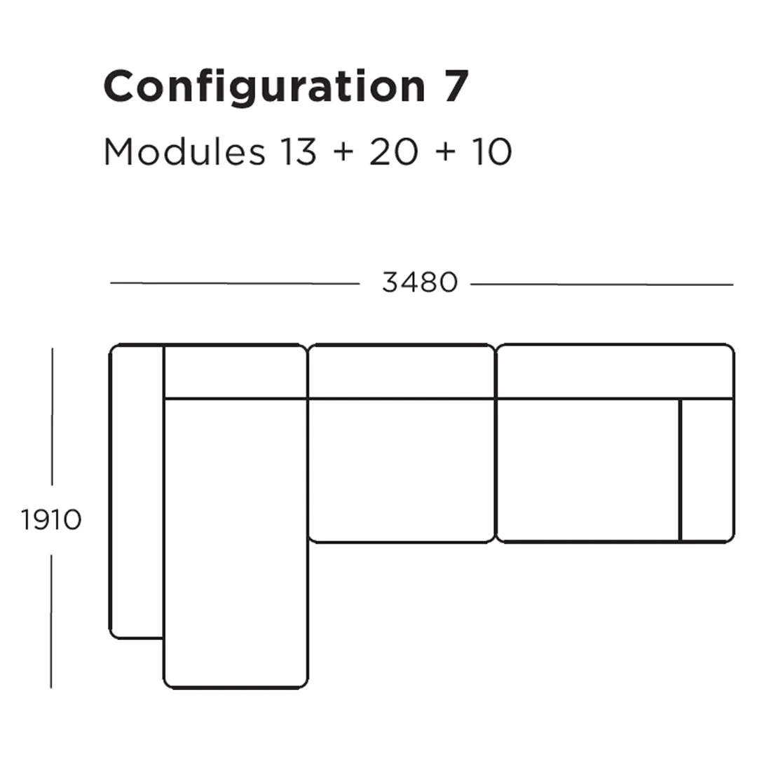 Pontone Modular Sofa (Modules 9-16)