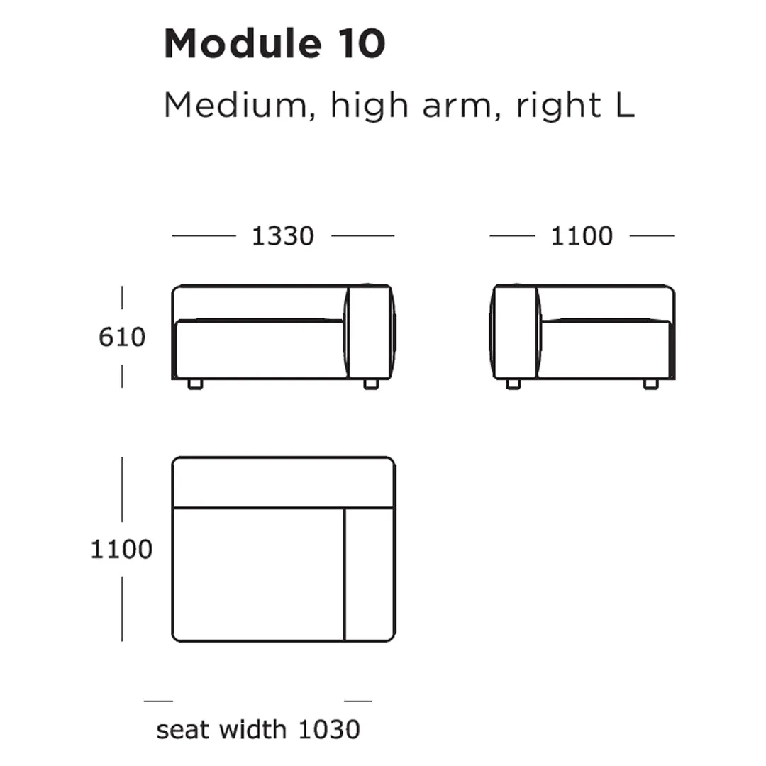 Pontone Modular Sofa (Modules 9-16)