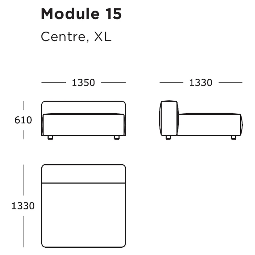 Pontone Modular Sofa (Modules 9-16)
