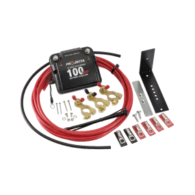 PROJECTA 12V 100A Electronic Dual Battery Isolator Kit DBC100K