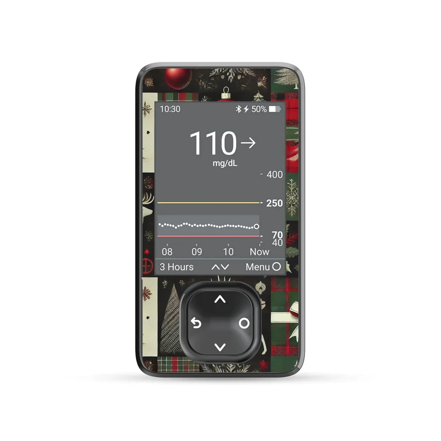 Reindeer Paper Sticker for DEXCOM G7 and G6 Touchscreen Receiver