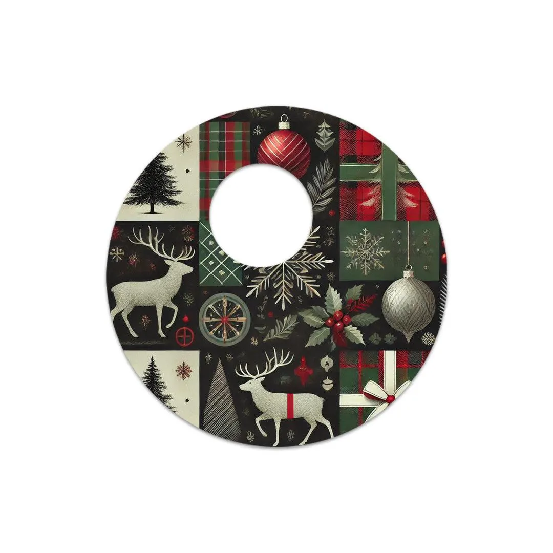 Reindeer Paper Sticker for the FreeStyle Libre 3 Sensor