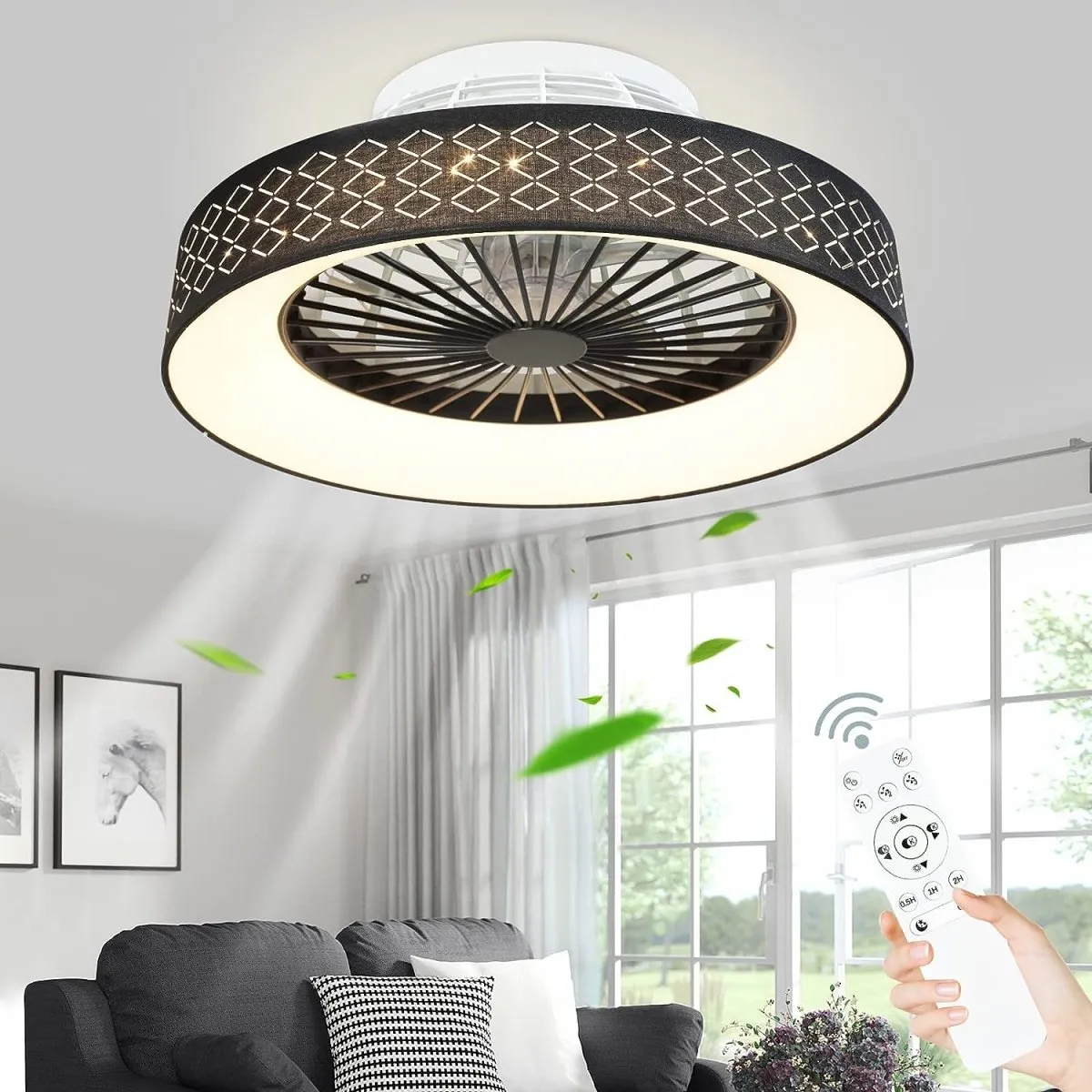 Remote Control for DLLT / DIGLED Flush Mount Starry Sky Ceiling Fans (Infrared Control Type)
