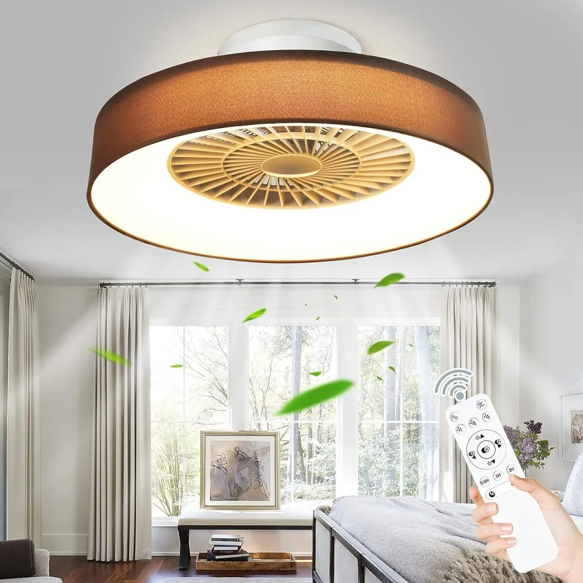 Remote Control for DLLT / DIGLED Flush Mount Starry Sky Ceiling Fans (Infrared Control Type)