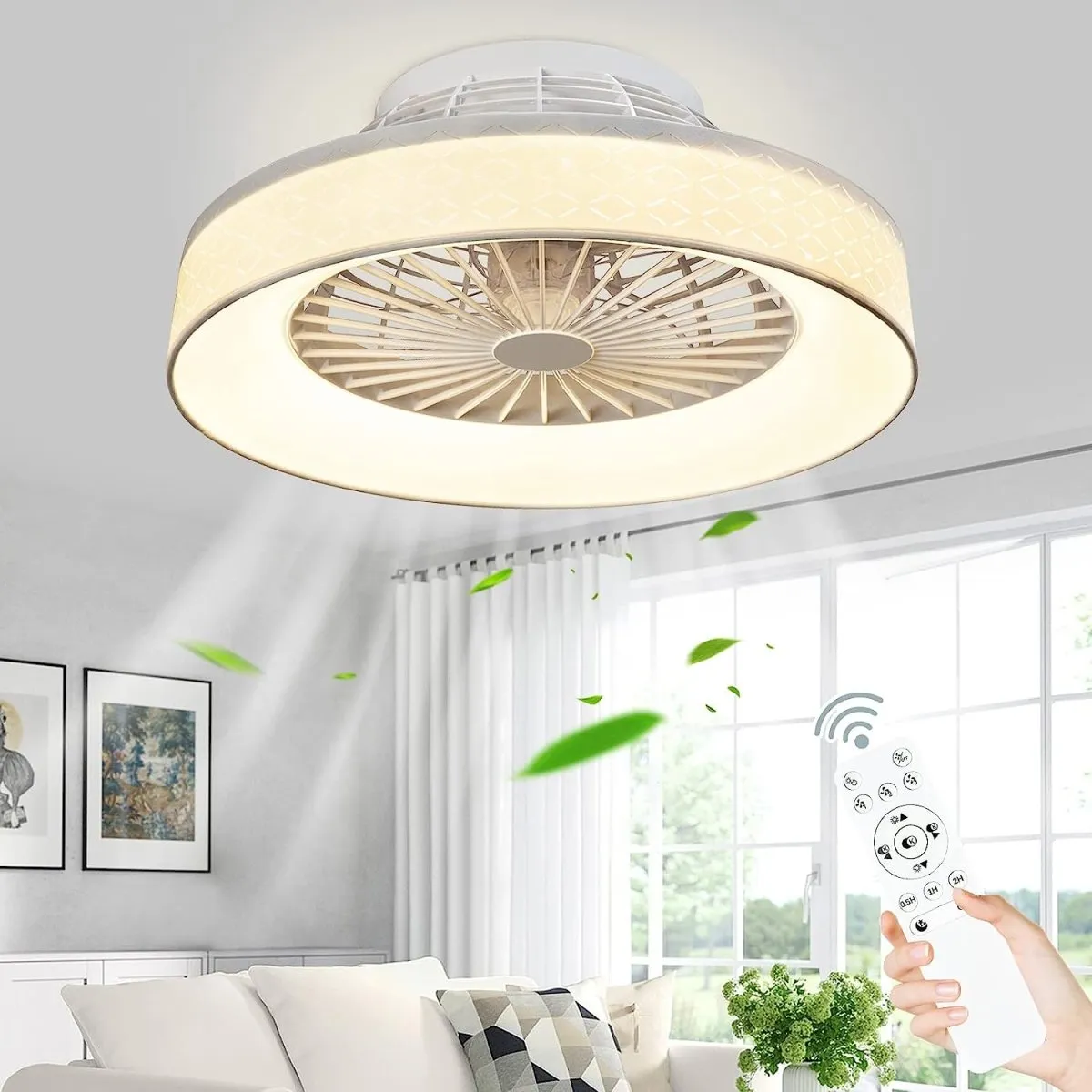 Remote Control for DLLT / DIGLED Flush Mount Starry Sky Ceiling Fans (Infrared Control Type)