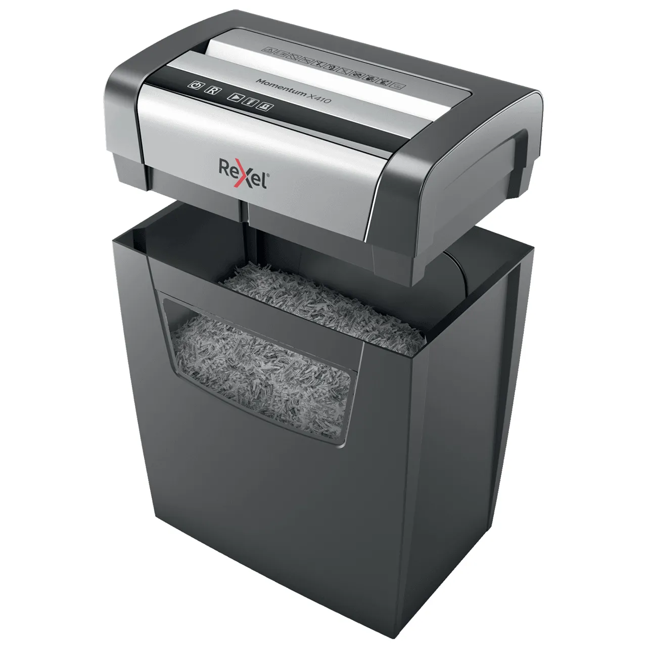 Rexel Momentum X410 Manual Feed Cross Cut Shredder