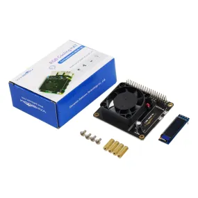 RGB Cooling HAT with Adjustable Fan and OLED for Raspberry Pi/RDK series