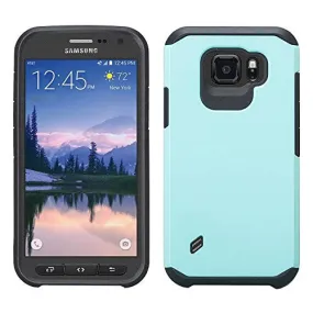Samsung Galaxy S6 Active Slim Hybrid Dual Layer Case - Teal