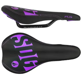 SDG Fly Junior Steel Saddle Black / Purple