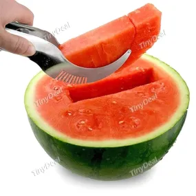 Sharp Splitter Watermelon Slicer Corer Stainless Steel Fruit Peeler Fruit Cantaloupe Melon Cutter Cutting Tools Slicer