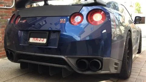 Stealth License Plate Curtain Double Plate Kit (Front & Back USA/Canada)