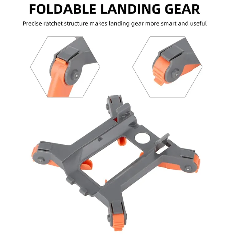 Sunnylife M3P-LG582 For DJI Mavic 3 Pro Folding Increases Tripod Protection Support Spider Landing Rack(Grey)