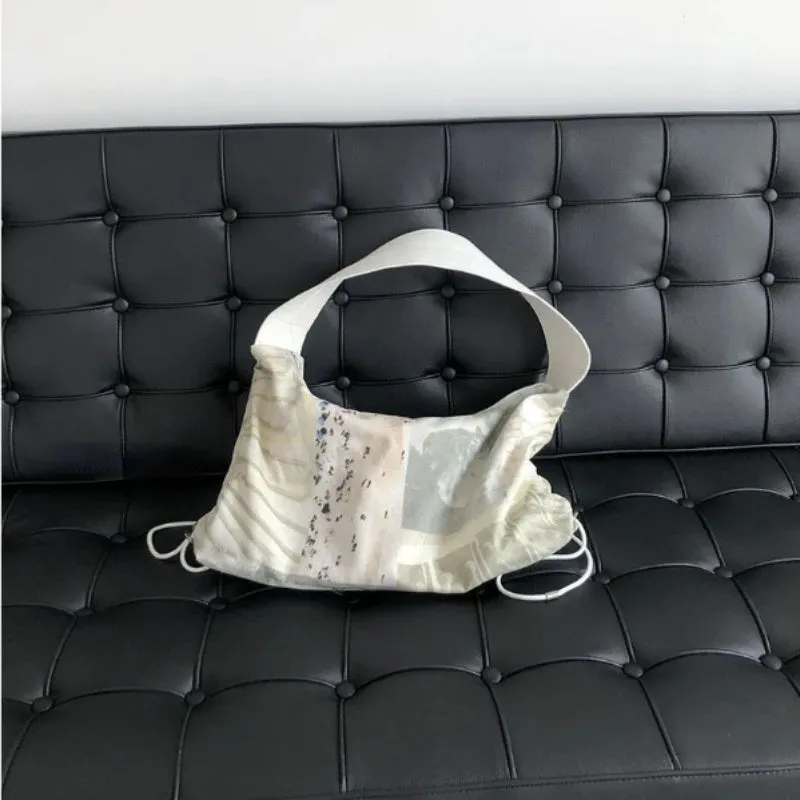 UAKISS  -  2024 High-capacity Fashion Crossbody Bags Korean Vintage Personality Print Tote Bag Y2k Aesthetic Harajuku Shoulder  Women