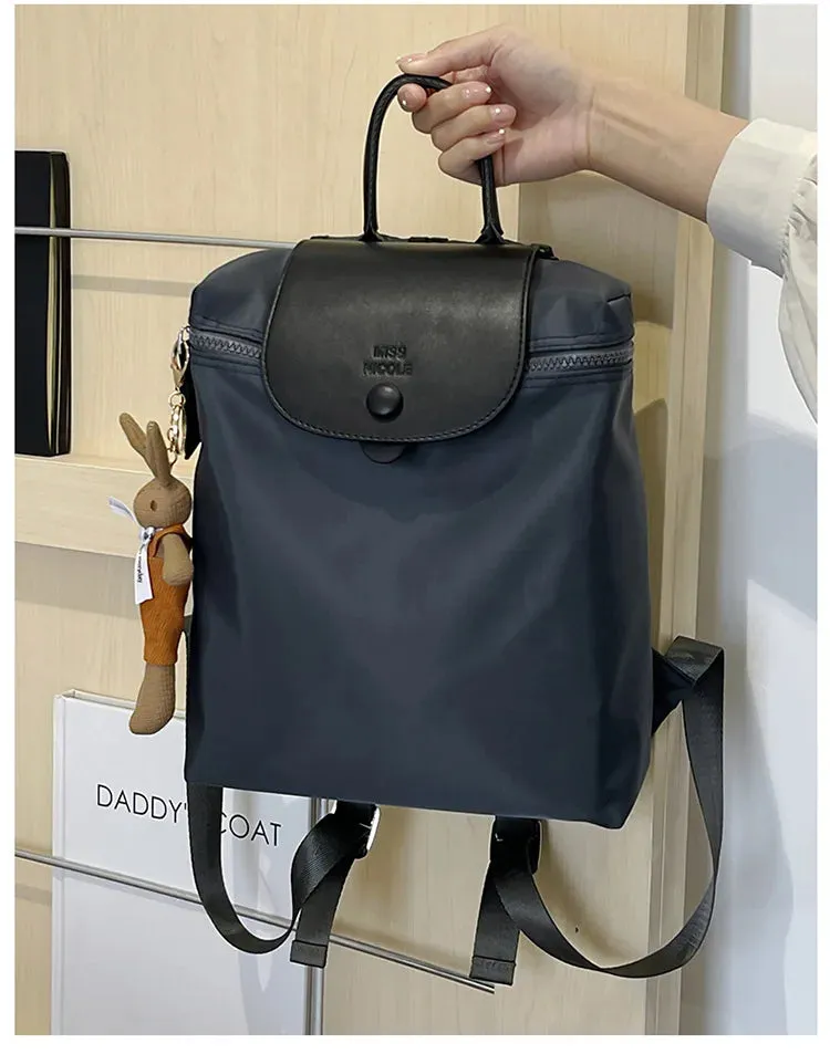 UAKISS  -   Simple Womens Backpack Fashion Designed Solid Colours High Capacity Backpacks for Ladies Casual Versatile Female Bag