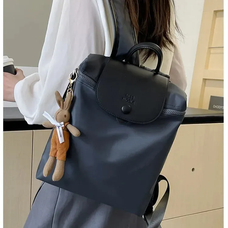 UAKISS  -   Simple Womens Backpack Fashion Designed Solid Colours High Capacity Backpacks for Ladies Casual Versatile Female Bag