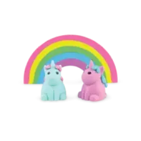 unicorn strawberry scented erasers