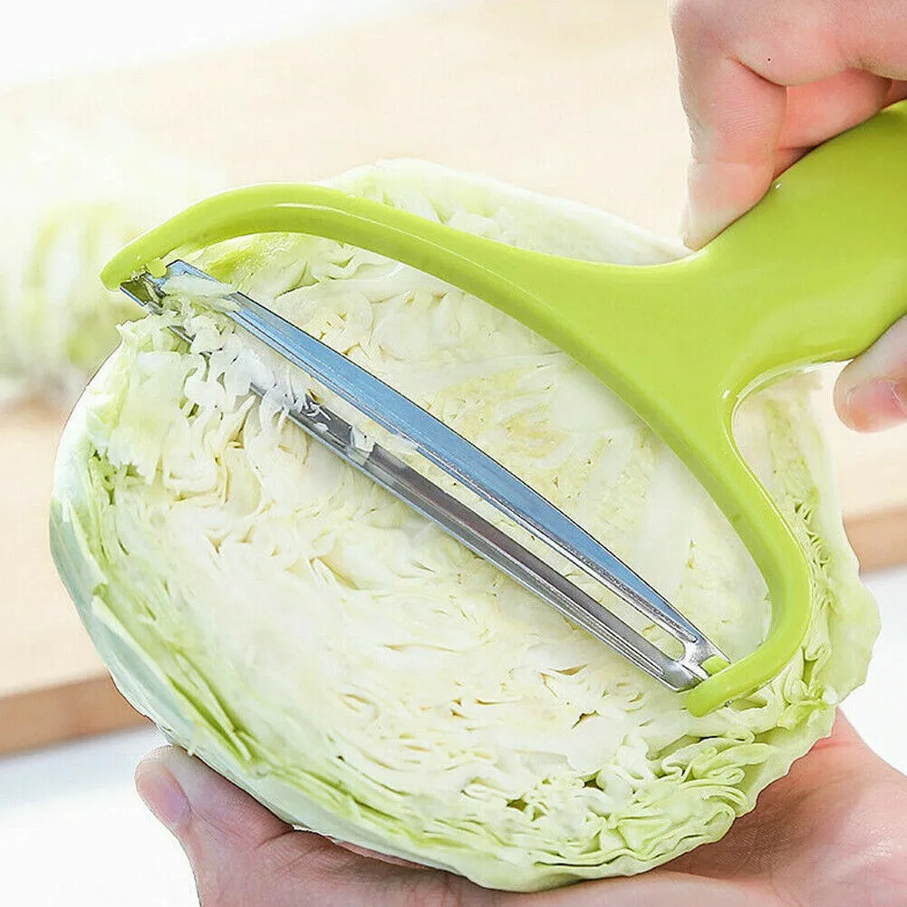 US 2-4 Pack Stainless Steel Peeler Cabbage Lettuce Head Grater Shredder Slicer S