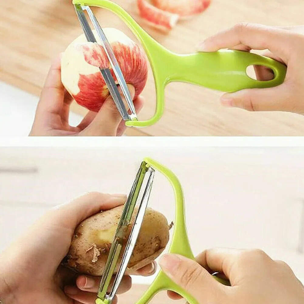 US 2-4 Pack Stainless Steel Peeler Cabbage Lettuce Head Grater Shredder Slicer S