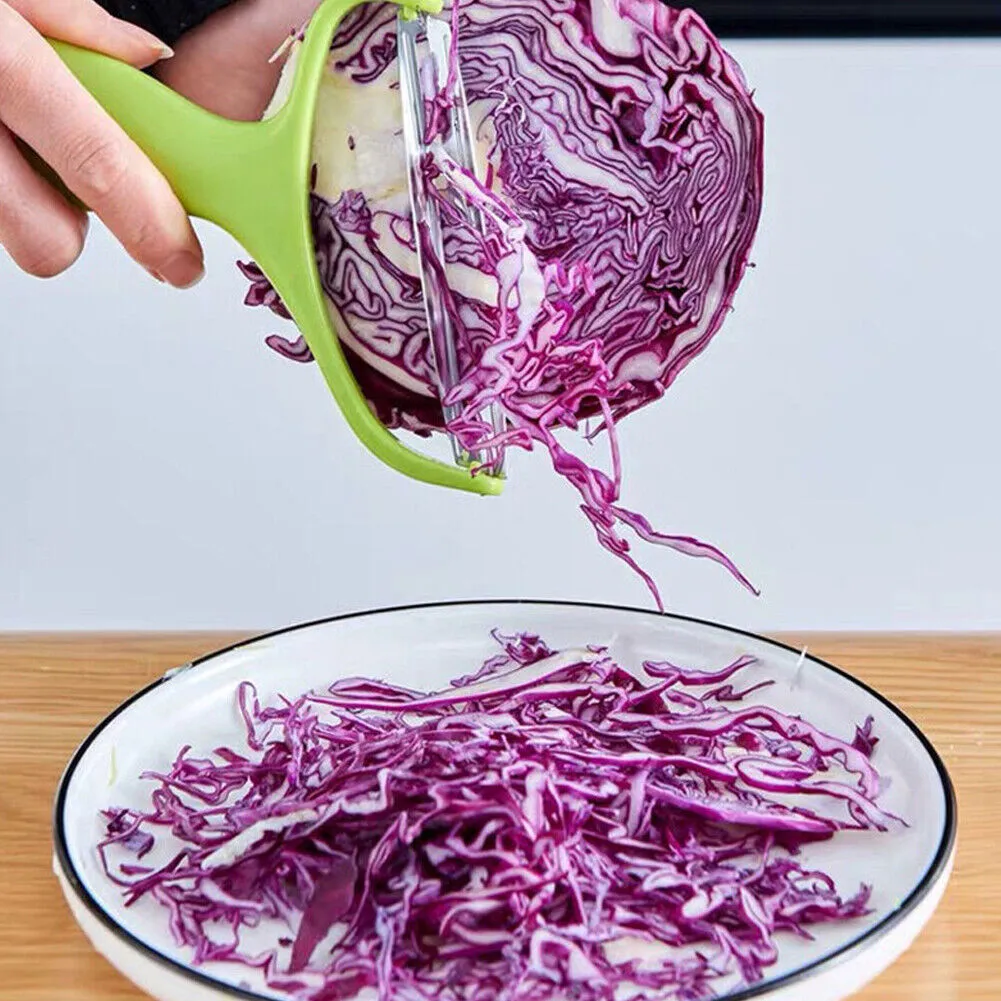 US 2-4 Pack Stainless Steel Peeler Cabbage Lettuce Head Grater Shredder Slicer S