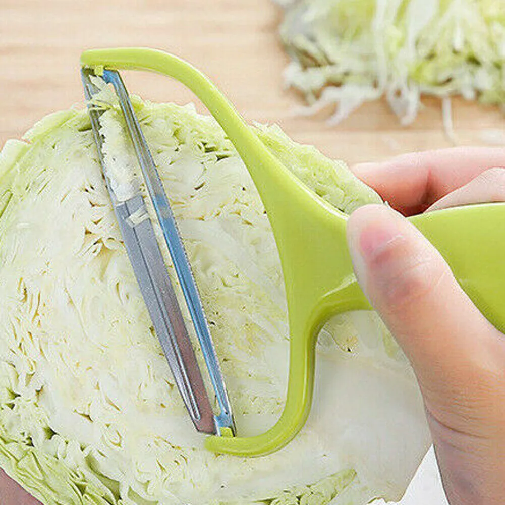 US 2-4 Pack Stainless Steel Peeler Cabbage Lettuce Head Grater Shredder Slicer S