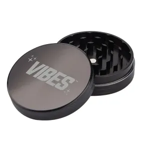 Vibes x Aerospace - Black Aluminium - 2 Piece Herb Grinder
