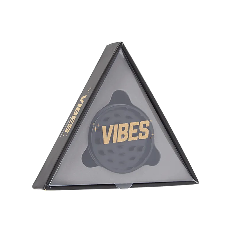 Vibes x Aerospace - Black Aluminium - 4 Piece Herb Grinder