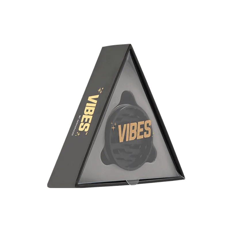 Vibes x Aerospace - Black Aluminium - 4 Piece Herb Grinder