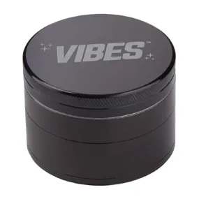 Vibes x Aerospace - Black Aluminium - 4 Piece Herb Grinder