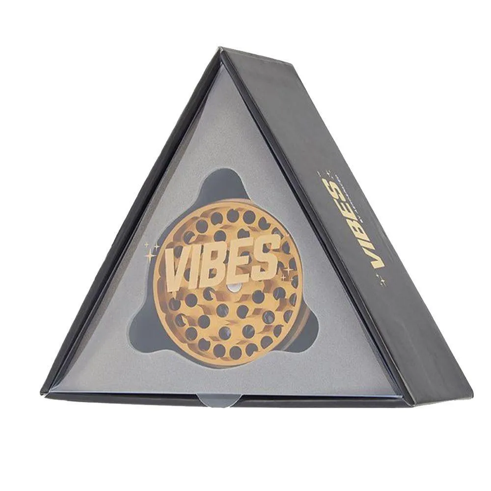 Vibes x Aerospace - Gold Aluminium - 4 Piece Herb Grinder
