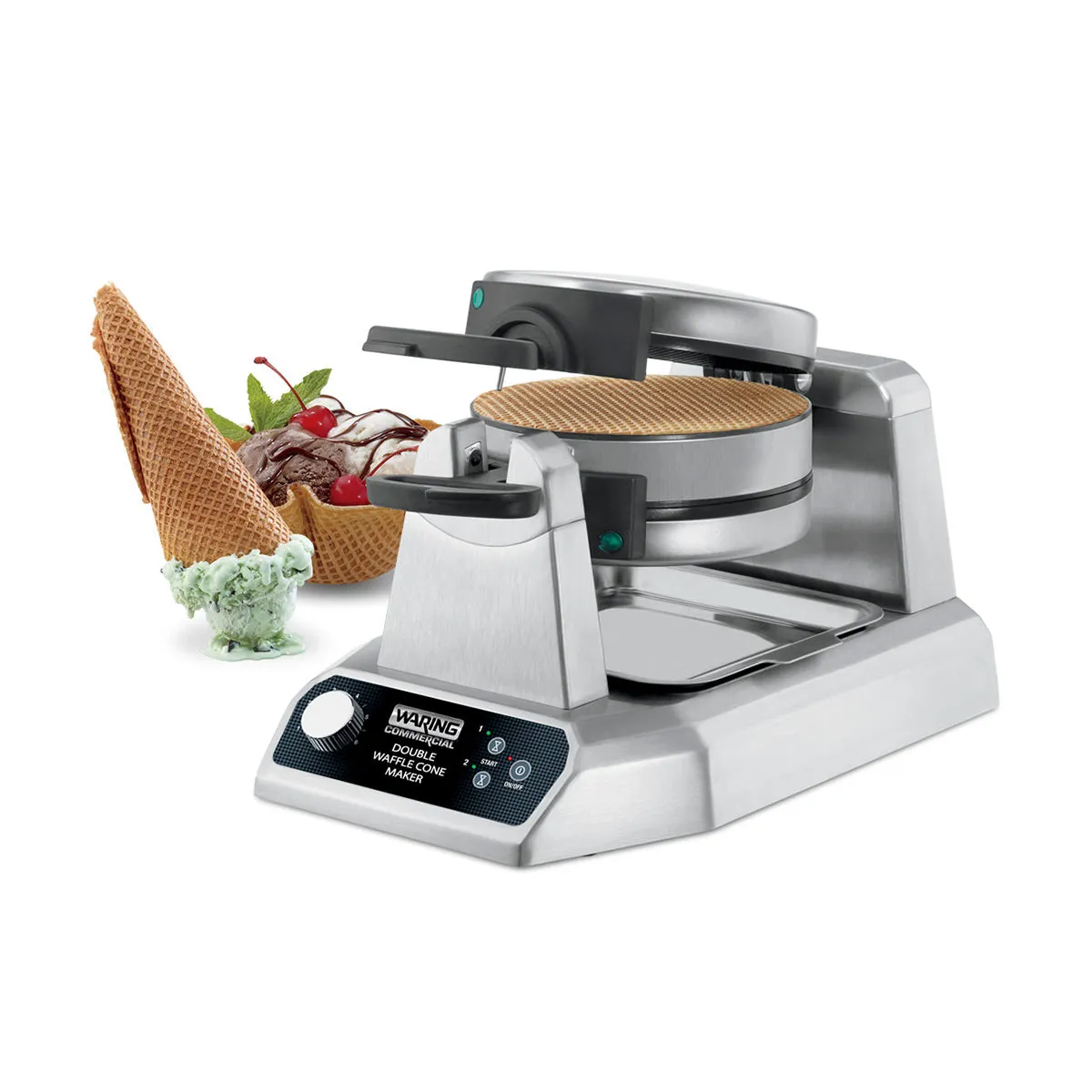 Waring Commercial Double Waffle Cone Maker 120V
