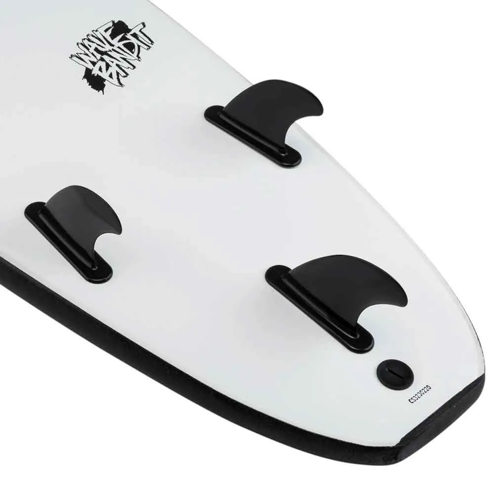 Wave Bandit Easy Rider 7ft Soft Surfboard - Black