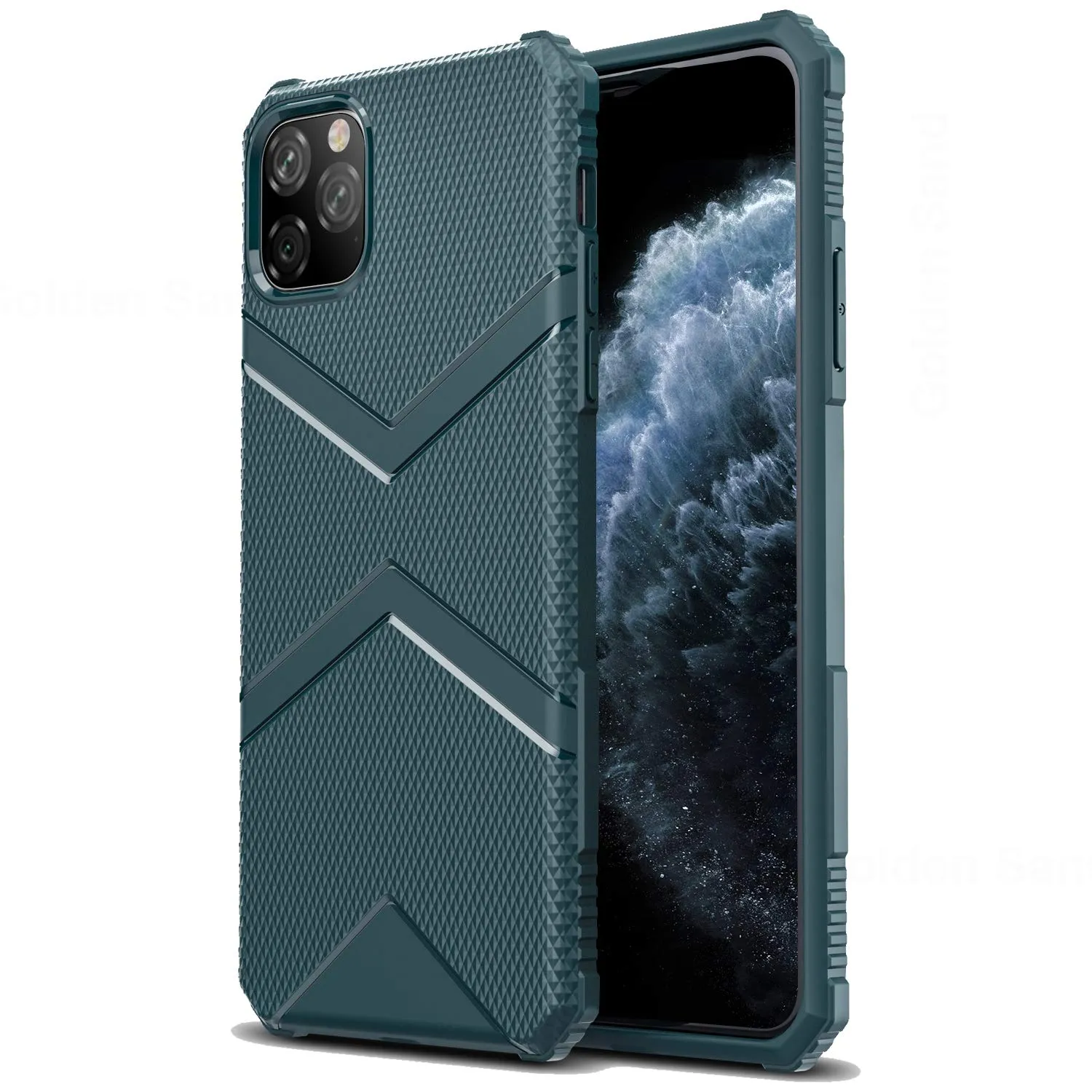 X-Armor Military Series Shock Proof Back Cover for Apple iPhone 11 Pro 5.8 inch, Green