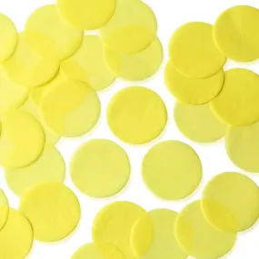 Yellow Circular Tissue Paper Confetti