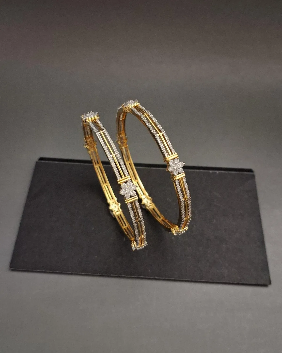 Zevarly Apsara Fine Micro Cut Bangles